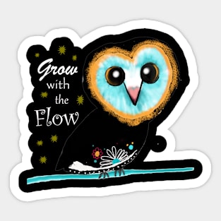 Grow with the Flow Sticker